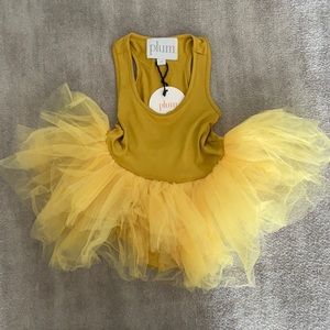 Plum (ILovePlum) Yellow B.A.E. Tutu Size 2Y, NWT